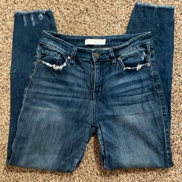 Kancan Medium Wash  Mid Rise Ankle Skinny Jeans Size 27 - Picture 1 of 10